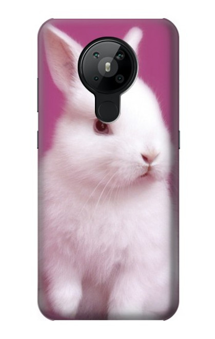 W3870 Cute Baby Bunny Hard Case and Leather Flip Case For Nokia 5.3