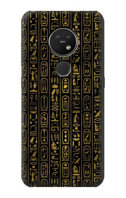 W3869 Ancient Egyptian Hieroglyphic Hard Case and Leather Flip Case For Nokia 7.2