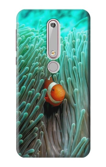 W3893 Ocellaris clownfish Hard Case and Leather Flip Case For Nokia 6.1, Nokia 6 2018