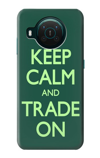 W3862 Keep Calm and Trade On Hard Case and Leather Flip Case For Nokia X10