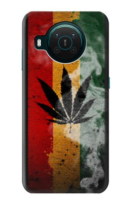 W3890 Reggae Rasta Flag Smoke Hard Case and Leather Flip Case For Nokia X10