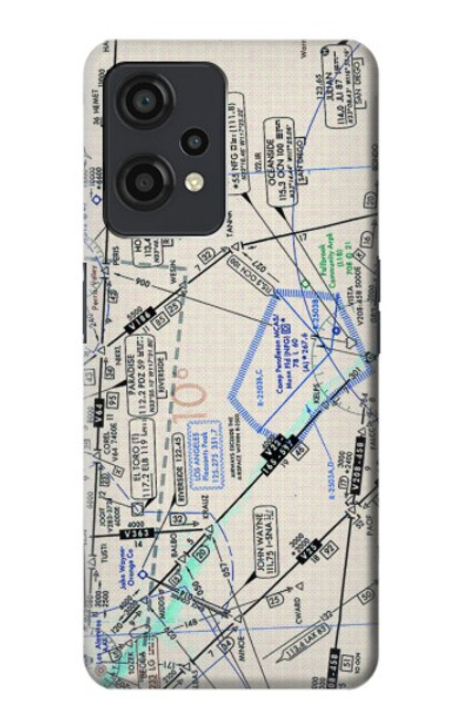 W3882 Flying Enroute Chart Hard Case and Leather Flip Case For OnePlus Nord CE 2 Lite 5G