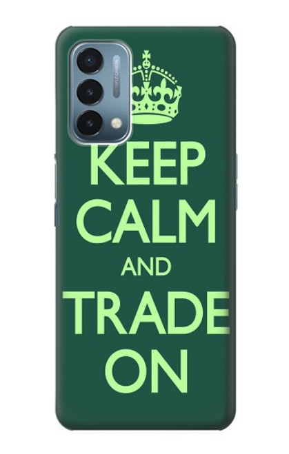 W3862 Keep Calm and Trade On Hard Case and Leather Flip Case For OnePlus Nord N200 5G