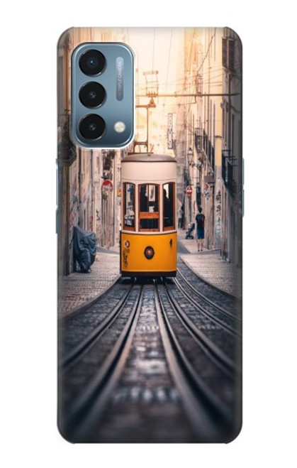 W3867 Trams in Lisbon Hard Case and Leather Flip Case For OnePlus Nord N200 5G