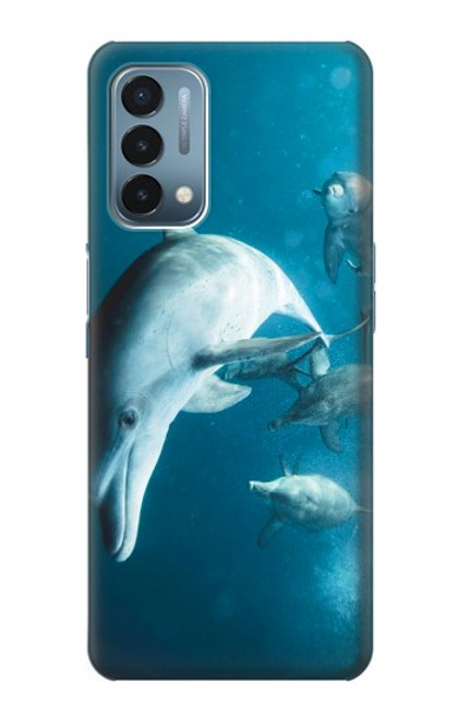 W3878 Dolphin Hard Case and Leather Flip Case For OnePlus Nord N200 5G