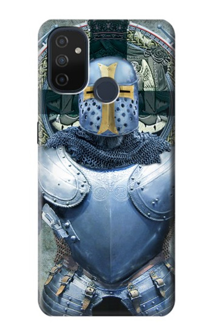 W3864 Medieval Templar Heavy Armor Knight Hard Case and Leather Flip Case For OnePlus Nord N100