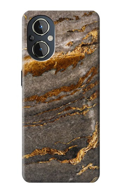 W3886 Gray Marble Rock Hard Case and Leather Flip Case For OnePlus Nord N20 5G