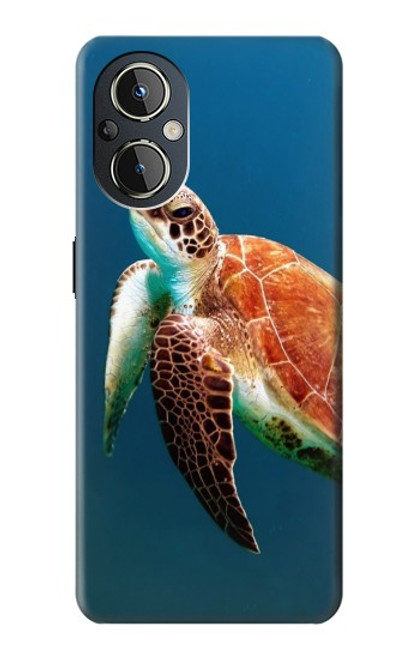 W3899 Sea Turtle Hard Case and Leather Flip Case For OnePlus Nord N20 5G