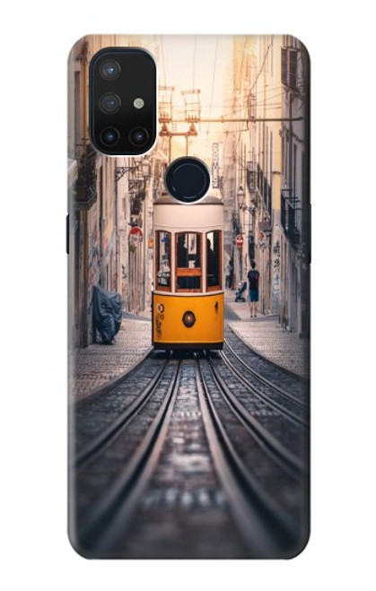 W3867 Trams in Lisbon Hard Case and Leather Flip Case For OnePlus Nord N10 5G