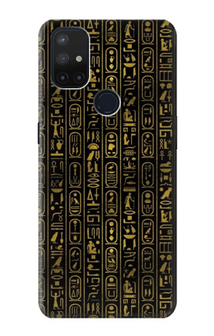 W3869 Ancient Egyptian Hieroglyphic Hard Case and Leather Flip Case For OnePlus Nord N10 5G