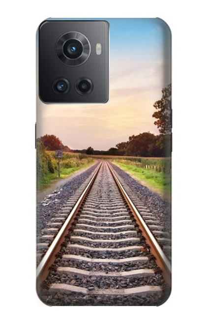 W3866 Railway Straight Train Track Hard Case and Leather Flip Case For OnePlus 10R