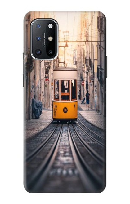 W3867 Trams in Lisbon Hard Case and Leather Flip Case For OnePlus 8T