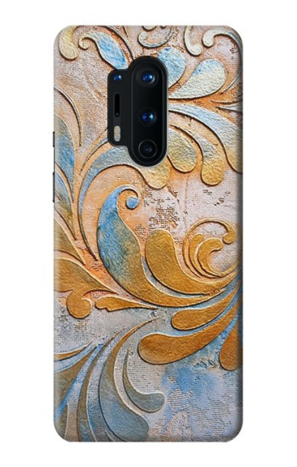 W3875 Canvas Vintage Rugs Hard Case and Leather Flip Case For OnePlus 8 Pro