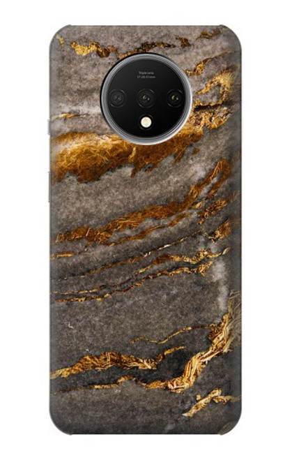 W3886 Gray Marble Rock Hard Case and Leather Flip Case For OnePlus 7T