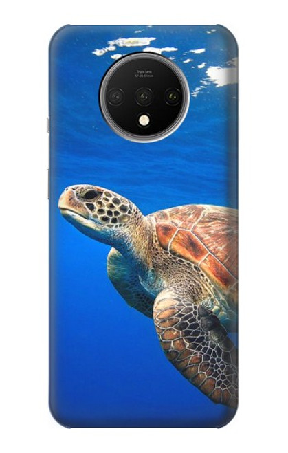 W3898 Sea Turtle Hard Case and Leather Flip Case For OnePlus 7T