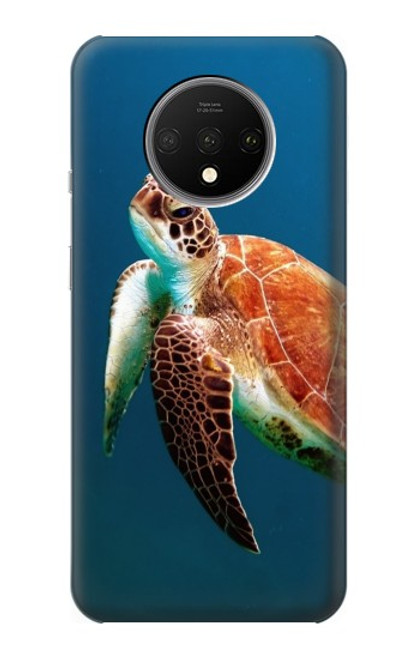 W3899 Sea Turtle Hard Case and Leather Flip Case For OnePlus 7T