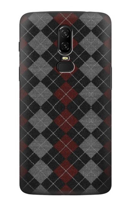 W3907 Sweater Texture Hard Case and Leather Flip Case For OnePlus 6