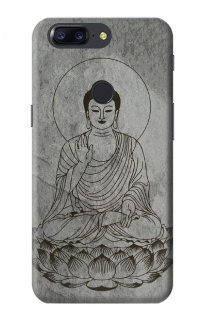 W3873 Buddha Line Art Hard Case and Leather Flip Case For OnePlus 5T