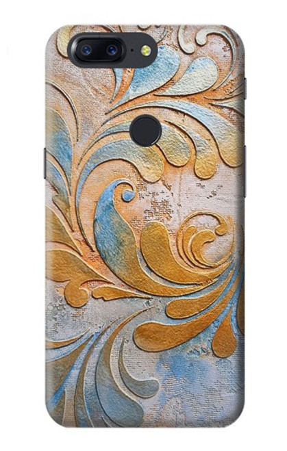 W3875 Canvas Vintage Rugs Hard Case and Leather Flip Case For OnePlus 5T