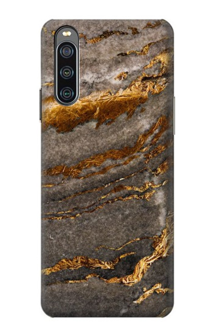 W3886 Gray Marble Rock Hard Case and Leather Flip Case For Sony Xperia 10 IV