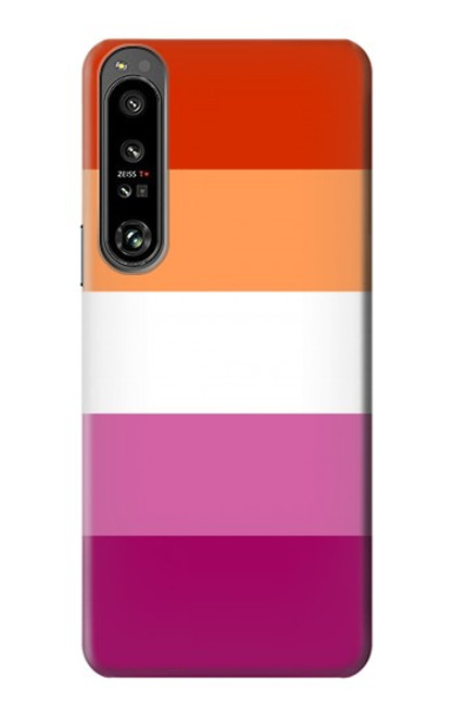 W3887 Lesbian Pride Flag Hard Case and Leather Flip Case For Sony Xperia 1 IV