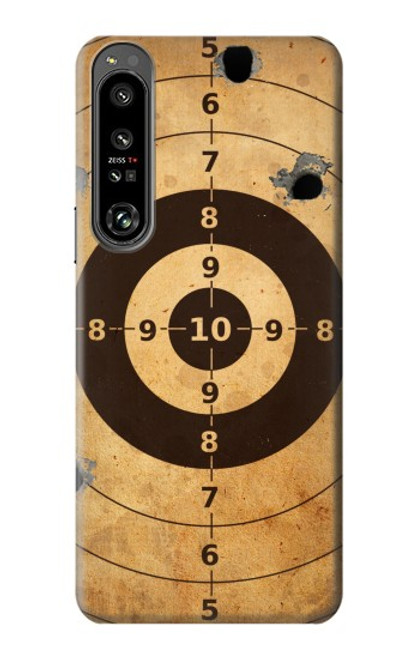 W3894 Paper Gun Shooting Target Hard Case and Leather Flip Case For Sony Xperia 1 IV