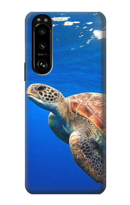 W3898 Sea Turtle Hard Case and Leather Flip Case For Sony Xperia 5 III