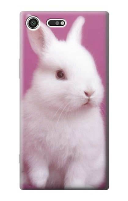 W3870 Cute Baby Bunny Hard Case and Leather Flip Case For Sony Xperia XZ Premium