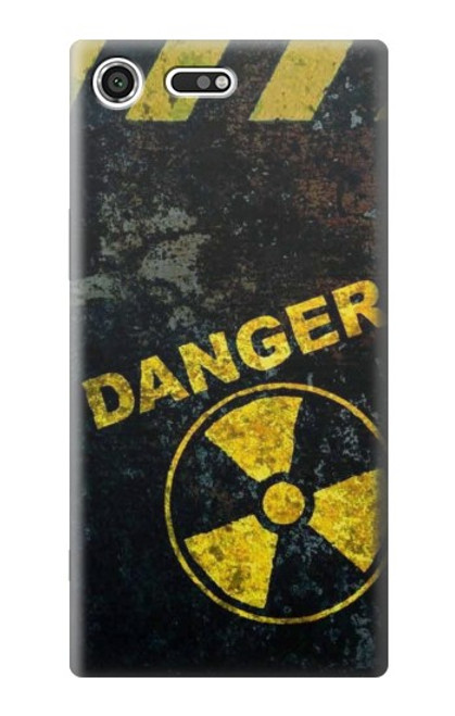 W3891 Nuclear Hazard Danger Hard Case and Leather Flip Case For Sony Xperia XZ Premium