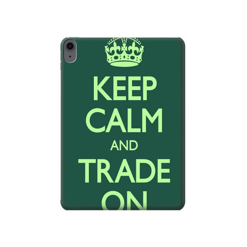 W3862 Keep Calm and Trade On Tablet Hard Case For iPad Air (2022,2020, 4th, 5th), iPad Pro 11 (2022, 6th)