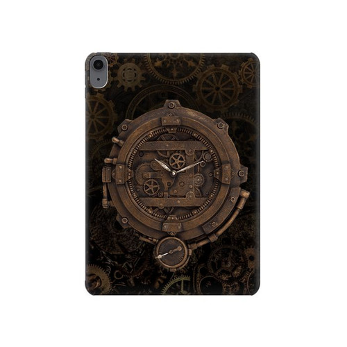 W3902 Steampunk Clock Gear Tablet Hard Case For iPad Air (2022,2020, 4th, 5th), iPad Pro 11 (2022, 6th)