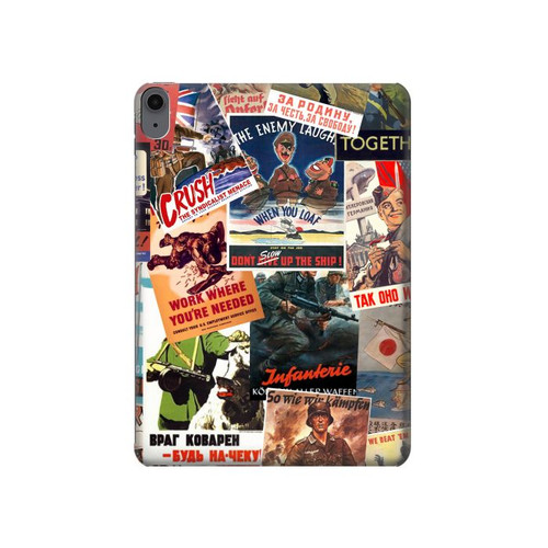 W3905 Vintage Army Poster Tablet Hard Case For iPad Air (2022,2020, 4th, 5th), iPad Pro 11 (2022, 6th)
