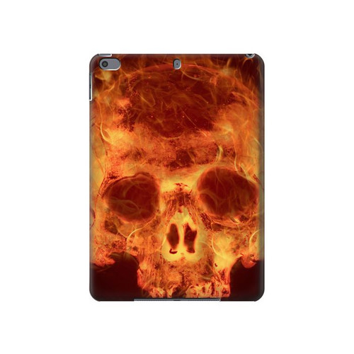 W3881 Fire Skull Tablet Hard Case For iPad Pro 10.5, iPad Air (2019, 3rd)