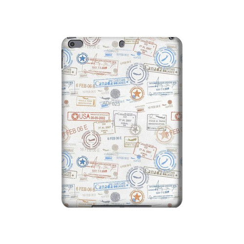 W3903 Travel Stamps Tablet Hard Case For iPad Pro 10.5, iPad Air (2019, 3rd)