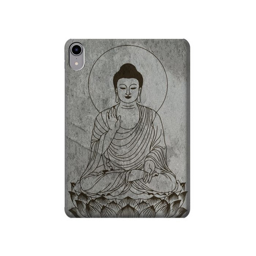 W3873 Buddha Line Art Tablet Hard Case For iPad mini 6, iPad mini (2021)