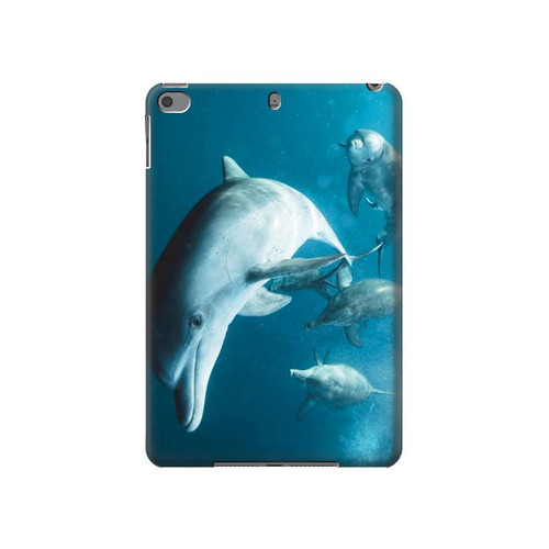 W3878 Dolphin Tablet Hard Case For iPad mini 4, iPad mini 5, iPad mini 5 (2019)