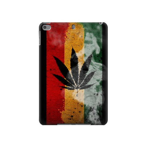 W3890 Reggae Rasta Flag Smoke Tablet Hard Case For iPad mini 4, iPad mini 5, iPad mini 5 (2019)