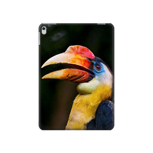 W3876 Colorful Hornbill Tablet Hard Case For iPad Air 2, iPad 9.7 (2017,2018), iPad 6, iPad 5