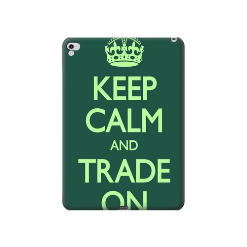 W3862 Keep Calm and Trade On Tablet Hard Case For iPad Pro 12.9 (2015,2017)