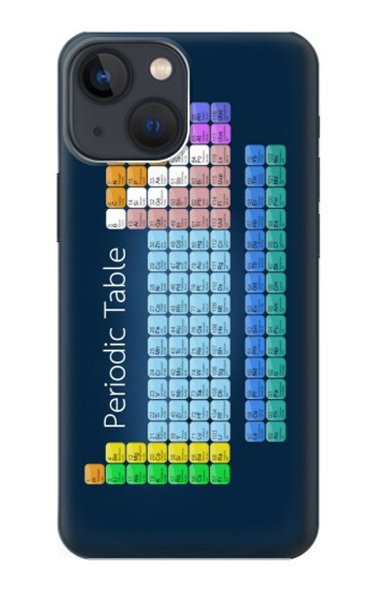 W1847 Periodic Table Hard Case and Leather Flip Case For iPhone 14