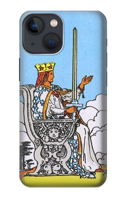 W3068 Tarot Card Queen of Swords Hard Case and Leather Flip Case For iPhone 14