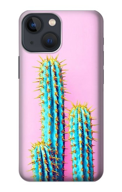 W3673 Cactus Hard Case and Leather Flip Case For iPhone 14