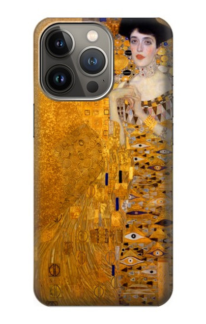 W3332 Gustav Klimt Adele Bloch Bauer Hard Case and Leather Flip Case For iPhone 14 Pro