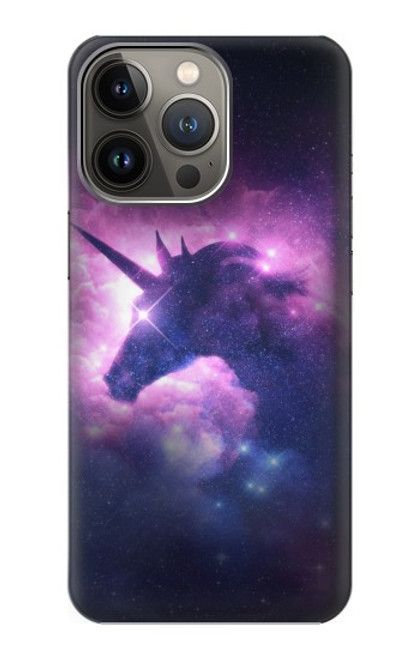 W3538 Unicorn Galaxy Hard Case and Leather Flip Case For iPhone 14 Pro