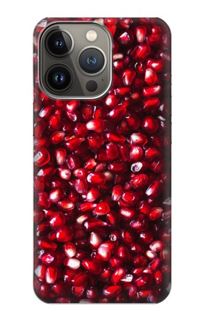 W3757 Pomegranate Hard Case and Leather Flip Case For iPhone 14 Pro