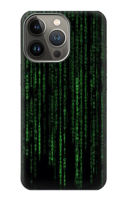 W3668 Binary Code Hard Case and Leather Flip Case For iPhone 14 Pro Max