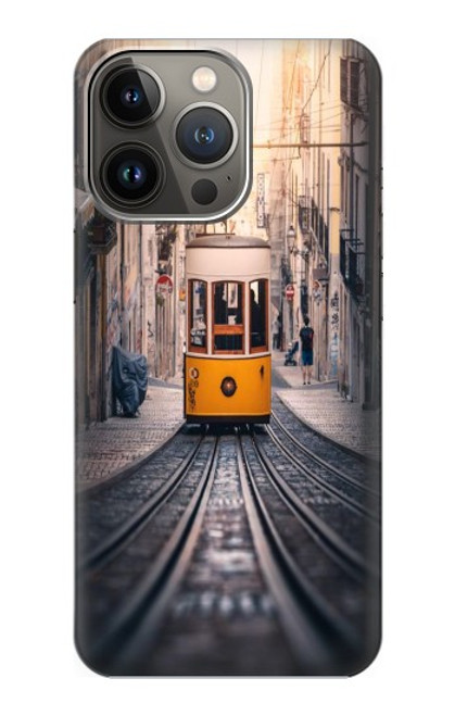W3867 Trams in Lisbon Hard Case and Leather Flip Case For iPhone 14 Pro Max