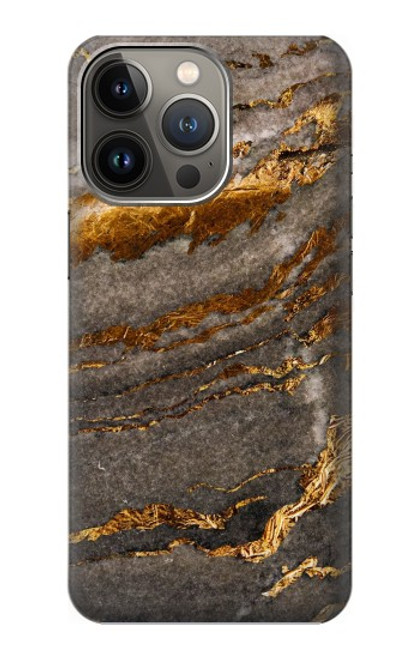 W3886 Gray Marble Rock Hard Case and Leather Flip Case For iPhone 14 Pro Max