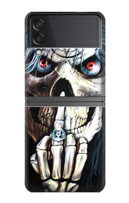 W0222 Skull Pentagram Hard Case For Samsung Galaxy Z Flip 4