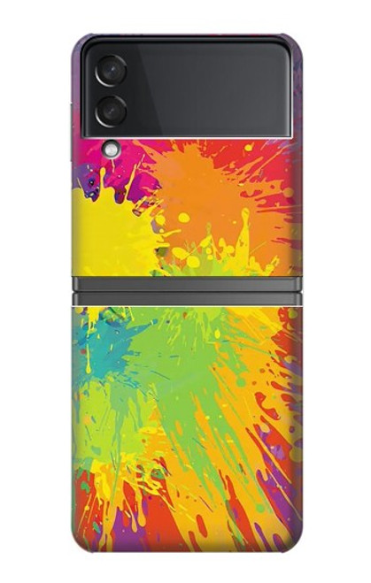 W3675 Color Splash Hard Case For Samsung Galaxy Z Flip 4